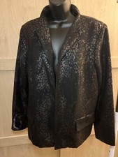 Investments Blazer/Jacket Crushed Velvet Size 14 1210