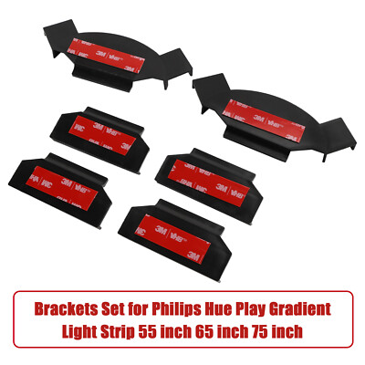 Brackets Set for Philips Hue Play Gradient Light Strip 55 inch 65 inch 75inch B9