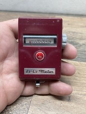 Vintage Walz EV-LV Exposure Light Meter w/ Leather Case Japan, A2