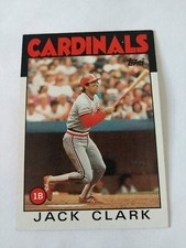 Jack Clark [Base] #350 St. Louis Cardinals - 1986 Topps Baseball 