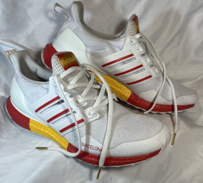 White Barcelona Ultra Boost Adidas