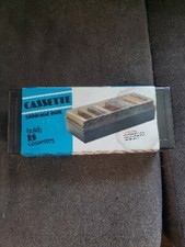 Vintage New Beacon Plastics Inc. Cassette Storage Box Made In USA