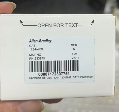 New Factory Sealed AB 1734-4IOL Point I/O 4-Ch IO-Link Master Module 17344IOL