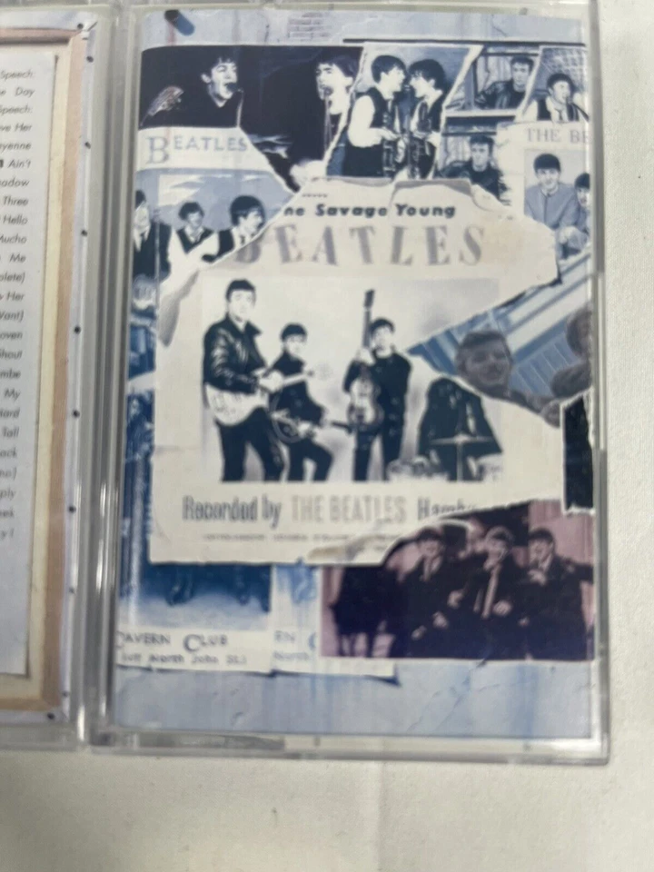 Лот винтажных кассетных лент антология THE BEATLES 1 (1995) (2 кассеты) 60 песен - Изображение 3 из 4