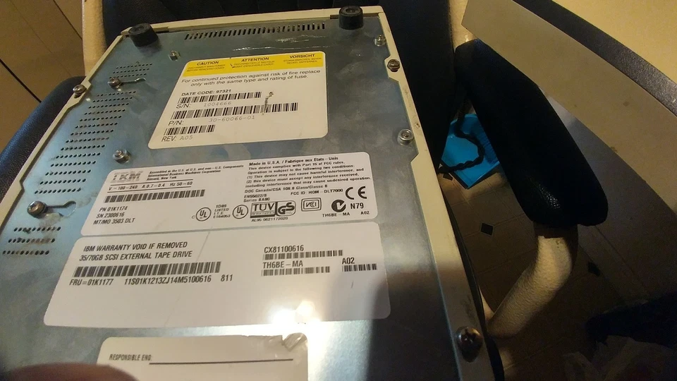 SCSI DLT Tape Drive TH6AE-MA 35/70 - Image 3 of 4