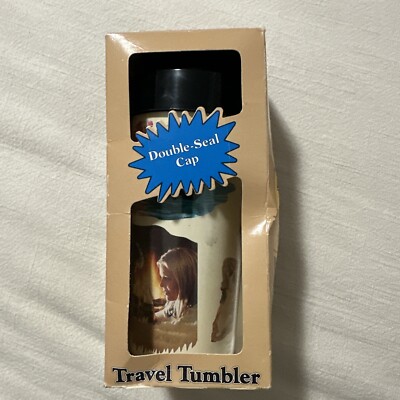 Vintage 1980 Travel Tumbler Thermo Serv With Box UNUSED 12oz Coca-Cola Cup HTF