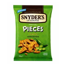 Snyders Pretzel Pieces Jalapeño 110g Tüte