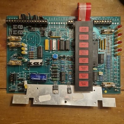 Pacom Brandmeldezentrale Hauptplatine 4269-241 ISS 7 1050/004 Rev 01 ungeprüft