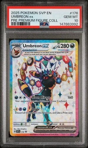2025 POKEMON SVP PROMO PREMIUM FIGURE COLLECTION #176 UMBREON EX PSA 10