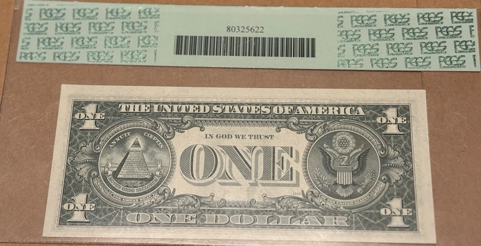 Fr.1902-L $1 Federal reserve Barr Star Note PCGS 64PPQ - Image 2 of 4