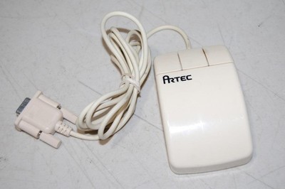 Vintage ARTEC Serial 3 Button Computer PC Mouse AM-25 / AM25
