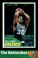 1981 Topps East #72 M.L. Carr   NM/NM+ X3739172