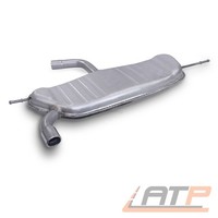 EndschalldÄMpfer Auspuff SchalldÄMpfer FÜR Audi A3 8P 1.6 +Fsi Bj 03-12