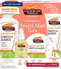 Palmer's Cocoa Butter Formula Pregnancy Skin Care Kit for Stretch Marks and Scar