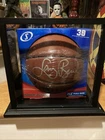 Larry Bird NBA Spalding Autographed Basketball W/COA PSA/DNA In Glass Case 🔥✍️