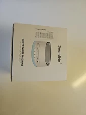 SoundMe White Noise Machine Better for Sleep, White, Office Home Travel A28