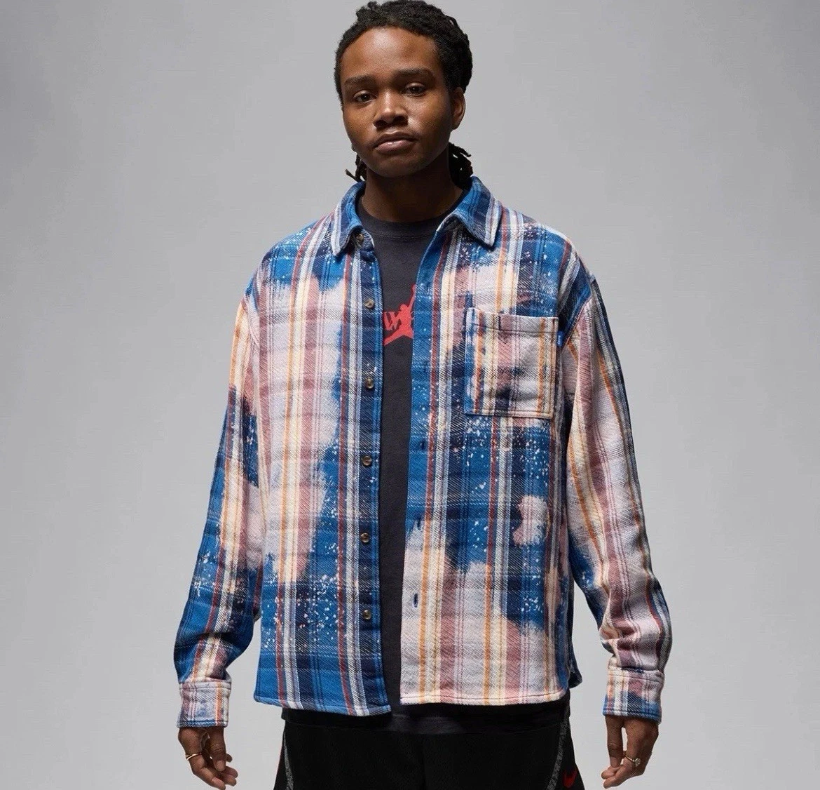 Nike Jordan x Awake NY Flannel Shirt Men’s XL FQ5453-498 BNIB IN HAND SHIPS FAST