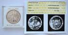 1989 US 1 Oz American Fine Silver Eagle ANICS Certified 65/65, Toning, Encased