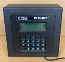 VINTAGE  TELIDENT INC. 911 SITEALERT W/AC-ADAPTER TESTED TO POWER ON 