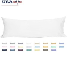 Soft Cotton Body Pillowcase Breathable 200 Thread Count Quality Envelope Closure