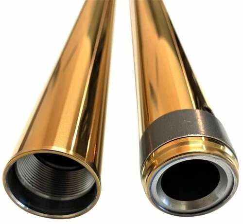 Pro-One Performance Fork Tube - Gold - 41mm - 20.25in. Motorcycle Street 105410G - Image 2 of 4