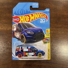 2018 Hot Wheels 224/365 HW Art Cars 7/10 HOT WHEELS FORD TRANSIT CONNECT