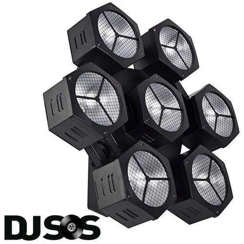 Citronic CosmoPAR - 7x40W COB LED RGBW Retro Stage PAR Light Effect Lighting FX