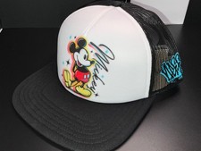 NEFF Disney Mickey Mouse Trucker Hat With Black Rim and Mesh Back. OSFM, NWT
