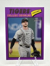 2026 Topps Heritage Dillon Dingler #73 Light Purple Detroit Tigers