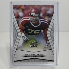 2014 Leaf Draft #24 Jake Matthews (RC) Texas A&M Aggies Atlanta Falcons Football
