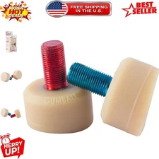 Versatile 30mm Gumball Toe Stops - Lightweight Rubber for Smooth Stopping Power