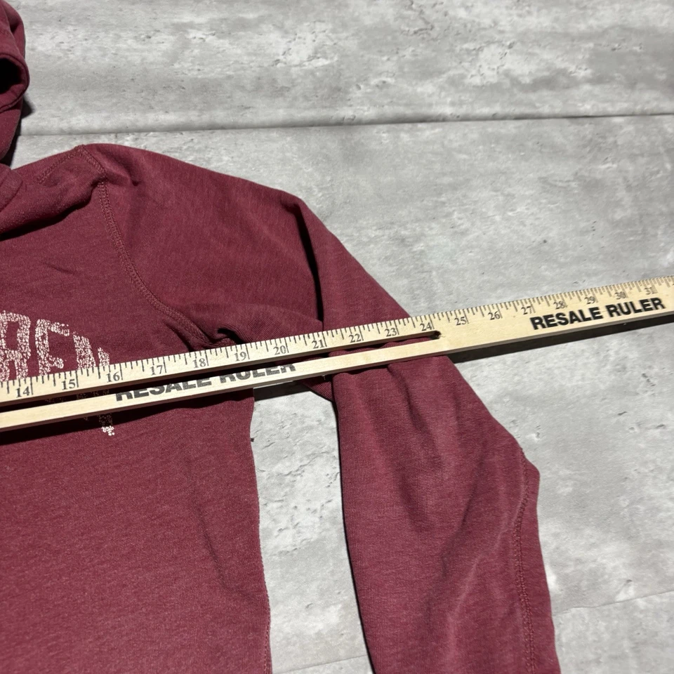 Polo Jeans Ralph Lauren Sweatshirt Men's Small Red Hoodie Full Zip Cotton Blend - Image 2 of 4