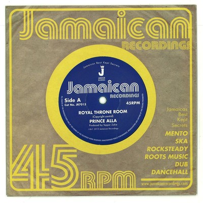 Prince Alla - Royal Throne Room / Hail Rastafa (Vinyl 7'' - 2023 - UK - Original)