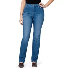 Gloria Vanderbilt Amanda High Rise Slimming Tapered Leg Jeans Frisco Blue Size 8