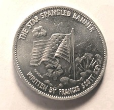 Shell's 1968 Coin Game Famous Facts & Faces Game The Star Spangled Banner