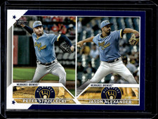 2023 Topps Update Strzelecki Alexander Brewers Rookie Combos Royal Blue NM-MINT