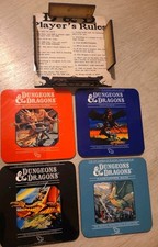 D&D Dungeons and Dragons Coasters 4 Pack (Cor...