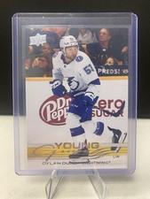 Upper Deck 2025-26 Series 1 Young Guns #249 Dylan Duke Lightning Rookie