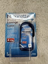 Nicorette 4mg Coated Nicotine Lozenges-20 Count-Ice Mint Read Description