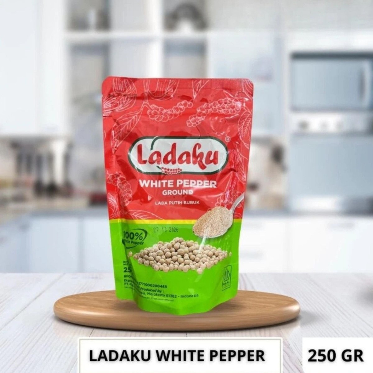 LADAKU White Pepper Ground 100g / 250g | Pure Natural Premium