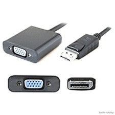 AddOn DisplayPort DVI/HDMI/VGA Adapter with Audio - Male to Female - DP2VGAA