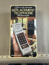 Vintage Cobra WP-142 MH Beige Mini Size Trimline Corded Replacement Telephone