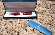 New Vintage Bill Blass Distinctive Writing Instruments Pen Pencil Set in Case