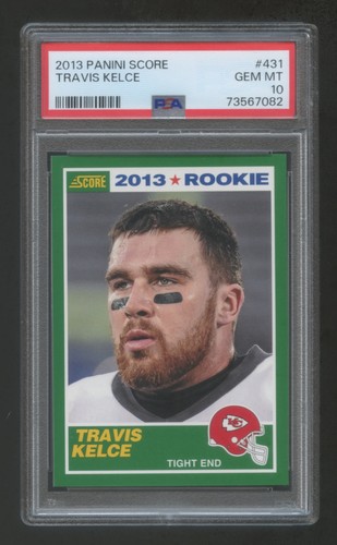 PSA 10 Travis Kelce 2013 PANINI SCORE ROOKIE RC SP #431  CHIEFS ALL- PRO 3 HOF ?