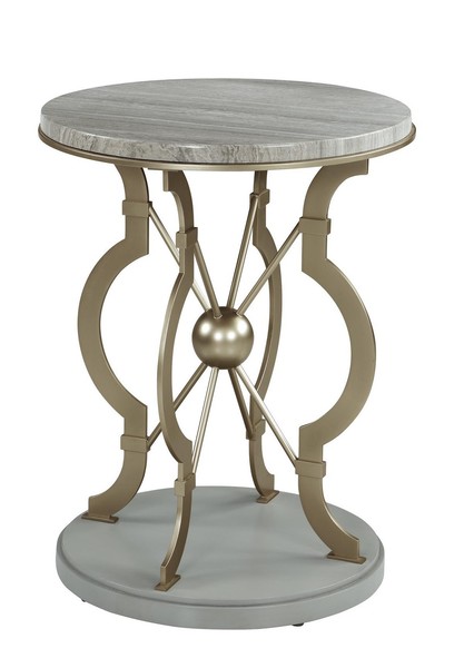 Beistelltisch Grau Couchtisch Moderner Designertisch Beistelltisch Marmor Neu-image
