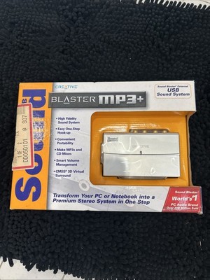 Creative Labs Sound Blaster MP3+ External USB Sound System SB0270 SEALED NEW