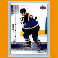 Al MacInnis #22 2001-02 Upper Deck Honor Roll St. Louis Blues Hockey Card NHL