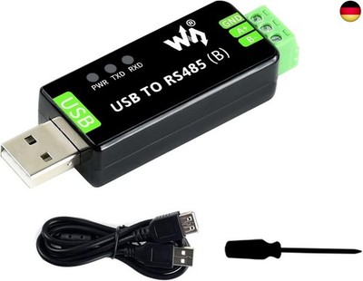 Waveshare Industrieller USB zu RS485 Konverter Adapter mit Original CH343G und