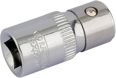 Draper Expert 1/4'' Vierkant auf 1/4'' Sechskant Bithalter Stecknuss chrom