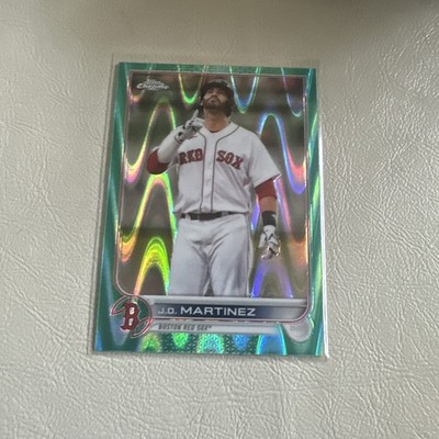 J.D. Martinez 2022 Topps /199 Chrome Aqua #67 Boston Red Sox DH/OF